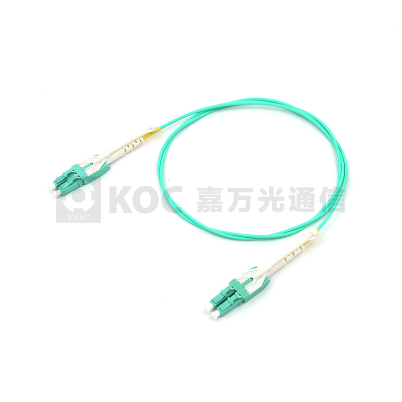 High Density Pull tap LC Duplex Uni-boot Patch Cord
