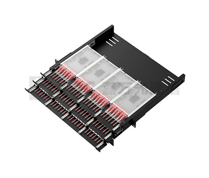 19” 1U High Density MPO Pre-terminated Patch Panel